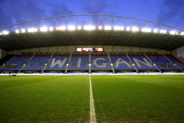 A general view of the stadium ahead of the Sky Bet Championship match at The DW Stadium, Wigan.