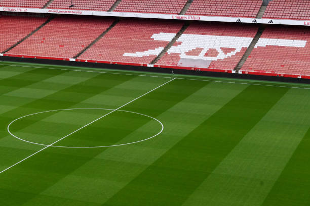 Inside Emirates Stadium before Arsenal vs West Ham match on Dec 28, 2023.