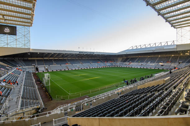 A view of St. James' Park during a Premier League match between Newcastle and Nottingham Forest on December 26, 2023.